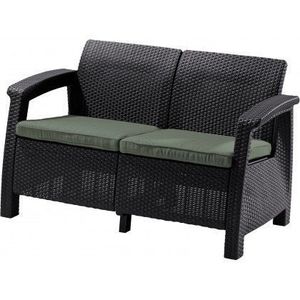 Allibert CORFU LOVE SEAT 35595 Pohovka - hnědá obraz