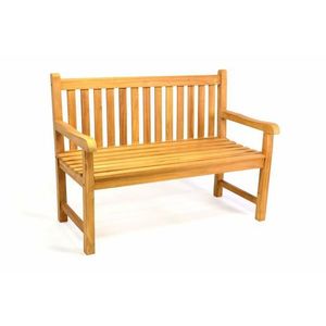 Divero 35180 Zahradní lavice 2-místná masivní 120 cm obraz