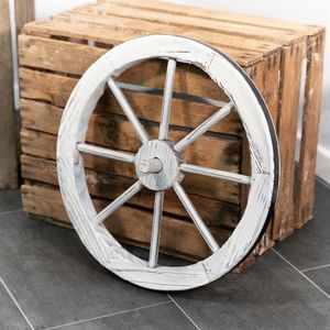 Garthen dřevěné kolo, stylová rustikální dekorace - 45 cm obraz