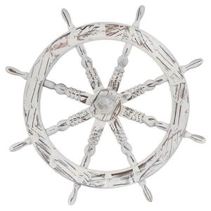 Garthen dřevěné kormidlo stylová rustikální dekorace - 60 cm obraz