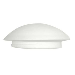 Skleněné stínidlo bílé kulaté 39 cm pro stropní lampu Nina obraz