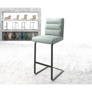 Barová židle Pela-Flex Stripes Mint Cantilever Flat Metal obraz