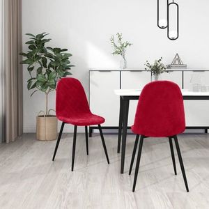 Jídelní židle 2 ks samet / kov Dekorhome obraz
