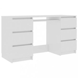 Psací stůl se 6 šuplíky 140x50 cm Dekorhome obraz