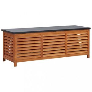 Zahradní úložný box 150x50x55 cm eukalyptus Dekorhome obraz