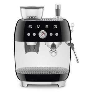 Smeg Pákový kávovar s mlýnkem EGF03, 50's Retro Style, černá EGF03BLEU obraz