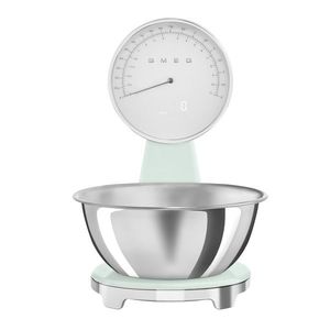 Smeg Kuchyňská váha s nerezovou miskou KSF01, pastelově zelená KSF01PGWW obraz
