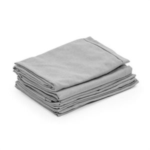 Blumfeldt Titania Dining Set, potahy na čalounění, 10 dílů, 100% polyester, světle šedé obraz