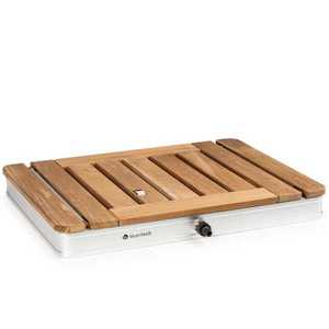 Blumfeldt Sumatra Teak Square, zahradní sprcha, hliník, týkové dřevo, rukojeť obraz