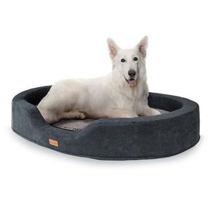 Brunolie Lotte, pelech pro psy, polštář pro psy, pratelný, ortopedický, protiskluzový, prodyšná paměťová pěna, velikost XL (120 x 20 x 100 cm) obraz