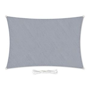 Blumfeldt Pravoúhlá sluneční clona, 2x4 m, s upevňovacími kroužky, polyester, prodyšná obraz