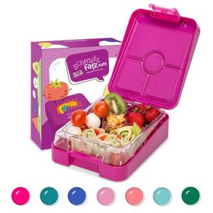 Klarstein, schmatzfatz easy, snack box, 4 přihrádky, 18 x 15 x 5 cm obraz