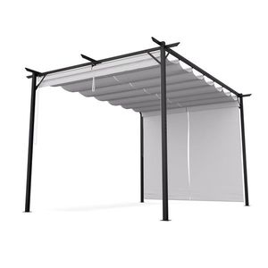 Blumfeldt Pantheon Robust, pergola, 3 x 4 m, s bočními roletami, práškově lakovaná ocel odolná vůči povětrnostním vlivům obraz