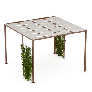Blumfeldt Shade Cove GreenWall, pergola, 3 x 3 m, boční stěny, práškově lakovaná barva, odolná vůči povětrnostním vlivům obraz