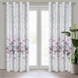 ArtFir Závěs LEA 05 K | stříbrná 140 x 250 cm obraz