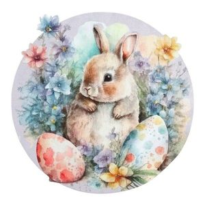 ArtFir Velikonoční prostírání EASTER | béžová/žlutá 33 cm (2 ks) obraz