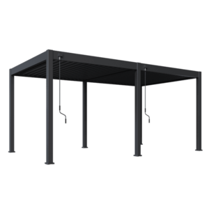ArtRoja Bioklimatická hliníková pergola INTRO NEO volně stojící | antracit 5, 3 x 3 m obraz