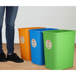 CURVER Set košů na tříděný odpad ECO Friendly 3x25L obraz