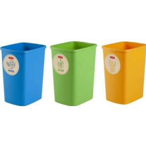 CURVER Set košů na tříděný odpad Eco Friendly 3x9L obraz