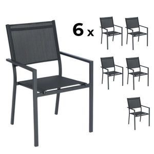 Elvisia Zahradní židle DITTE | 6 kusů obraz
