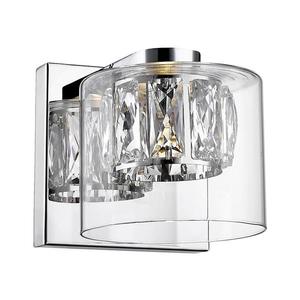 Zuma Line Zuma Line W0389-01A-B5AC - LED Křišťálové nástěnné svítidlo GEM LED/5W/230V obraz