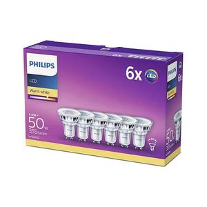 Philips SADA 6x LED Žárovka Philips GU10/4, 6W/230V 2700K obraz