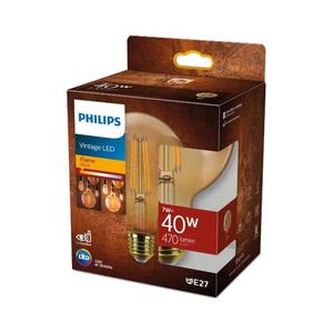 Philips LED Stmívatelná žárovka VINTAGE Philips G95 E27/7W/230V 1800K obraz