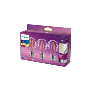 Philips SADA 3x LED Žárovka VINTAGE Philips A60 E27/7W/230V 2700K obraz