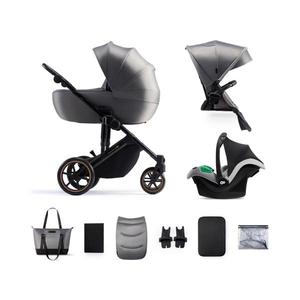 Kinderkraft KINDERKRAFT SELECT - Kombinovaný kočárek 3v1 PRIME 2 Premium Shadow grey obraz