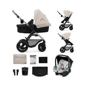 Kinderkraft KINDERKRAFT - Kombinovaný kočárek 3v1 MOOV 2 AIR Moonlight grey + autosedačka obraz