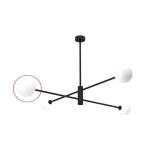 Náhradní sklo k lustru DORI G9 pr. 10 cm bílá obraz