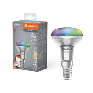 Ledvance LED RGBW Stmívatelná žárovka SMART+ E14/3, 3W/230V 2700-6500K Wi-Fi - Ledvance obraz