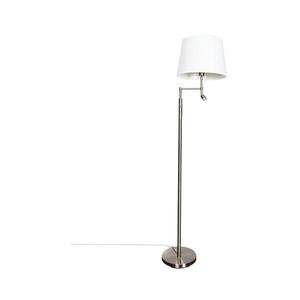 ByRydens ByRydens 1988780-5504-LED Stoj. lampa ORLANDO 1xE27/5W/230V+LED/3W bílá/bronz obraz
