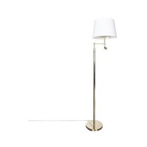 ByRydens ByRydens 1988780-6509-LED Stoj. lampa ORLANDO 1xE27/5W/230V + LED/3W bílá/zlatá obraz