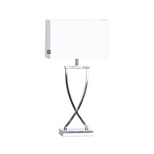 ByRydens ByRydens 2820430-5000 - Stolní lampa OMEGA 1xE27/5W/230V bílá/lesklý chrom obraz
