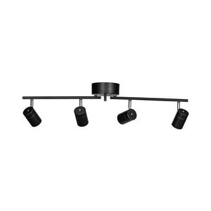 ByRydens ByRydens 4200720-4002 - Bodové svítidlo CORRECT 4xGU10/7W/230V černá obraz