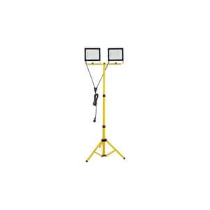 LED Reflektor se stojanem TIGRA 2xLED/100W/230V 4000K IP54 černá/žlutá obraz