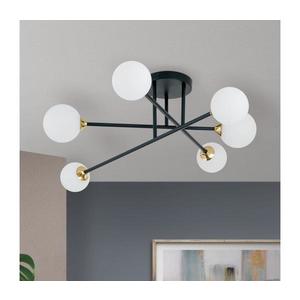Orion Orion DL 7-786/6 - Přisazený lustr SNOWWHITE 6xG9/20W/230V pr. 84 cm černá/zlatá obraz