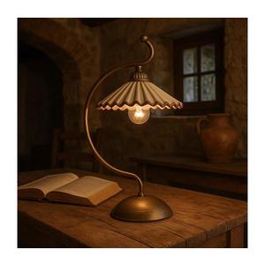 ONLI ONLI - Stolní lampa ROSINA 1xE14/6W/230V bronzová obraz