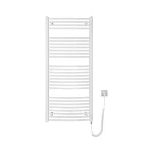 Aqualine Aqualine - Koupelnový elektrický radiátor ORBIT-E 600W/230V 132 cm bílá oblý obraz