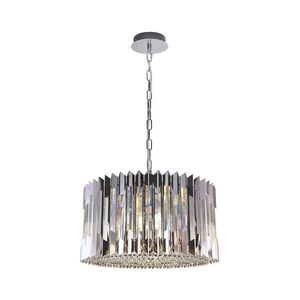 Lustr na řetězu RITZ 12xE14/40W/230V pr. 54 cm lesklý chrom obraz
