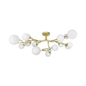 Brilagi Brilagi - LED Přisazený lustr MISTEL 15xG9/3W/230V zlatá/bílá obraz