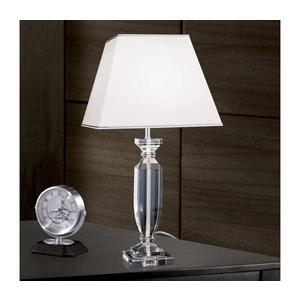 Orion Orion LA 4-1207 - Křišťálová stolní lampa POKAL 1xE27/60W/230V bílá/čirá obraz