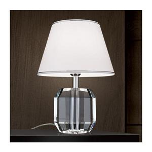 Orion Orion LA 4-1208-Křišťálová stolní lampa ALEXIS 1xE27/60W/230V bílá/l. chrom/čirá obraz
