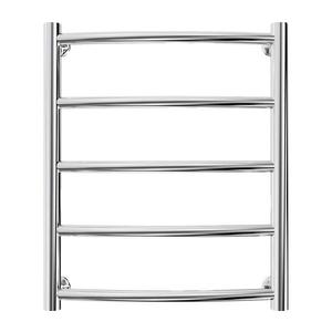 Mario-Radiators Koupelnový žebříkový radiátor CLASSIC 88W/230V 50x43 cm nerez/lesklý chrom obraz
