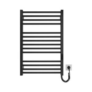 Mario-Radiators Koupelnový žebříkový radiátor HF DERBY 170W/230V 77x53 cm černá obraz
