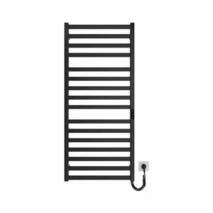 Mario-Radiators Koupelnový žebříkový radiátor HF OXFORD 255W/230V 117x53 cm černá obraz
