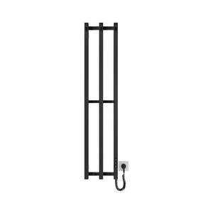 Mario-Radiators Koupelnový radiátor HF SLIM 110W/230V 117x25 cm černá hranatý obraz