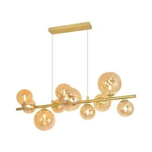 Brilagi Brilagi - LED Lustr na lanku MILLA 10xG9/3W/230V zlatá obraz