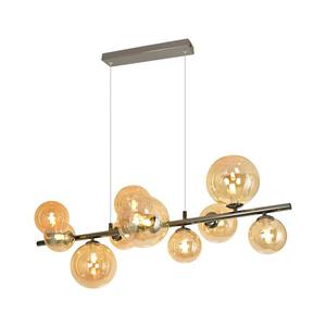 Brilagi Brilagi - LED Lustr na lanku MILLA 10xG9/3W/230V lesklý chrom/zlatá obraz